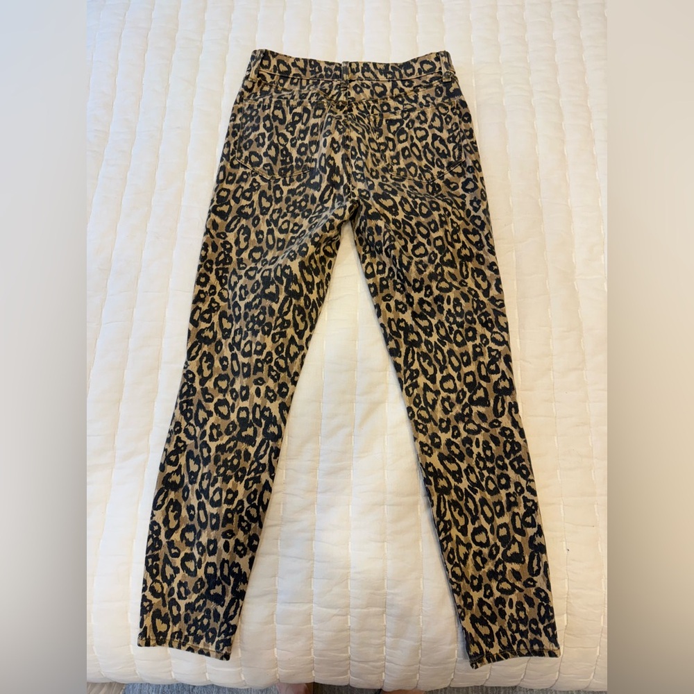 J Brand Golden Leopard Print Pants